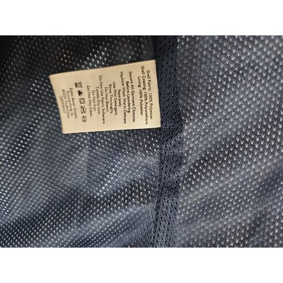 Eddie Bauer Weatheredge Rain Teal Jacket Women’s Sz Small Packable Hood - Picture 3 of 7